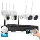 Campark W310 8CH 3MP PTZ Camera & Bullet Camera Combo Security Camera System Kit