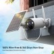 Campark SC08 4MP 4PCS Wireless Solar Powered Real-Time Alert Security Camera System