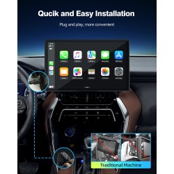 Campark RC07  9 Inch Wireless Car Stereo Apple Car Play and Android Auto with HD Touch Screen and Backup Camera, GPS & Siri Campark RC07  9 Inch Wireless Car Stereo Apple Car Play and Android Auto with HD Touch Screen and Backup Camera, GPS & Siri