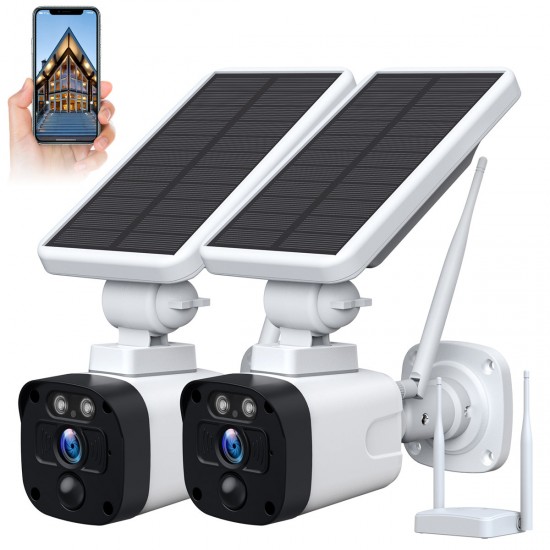 Campark SC02/SC14 4MP Solar Powered Wifi Outdoor Security Camera System with Base Station (Star Products)
