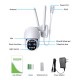 Campark SC20 4K Security Camera 8x Hybrid Zoom PTZ WiFi Dual Lens Cam with Color Night Vision