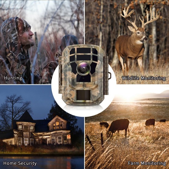 Campark T20 Mini Wildlife Camera-12MP 1080P HD Trail Game Camera