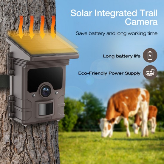Campark TC09 30MP 2.7K USB Rechargeable Solar Trail Camera With 3-IN-1 Power Supply ( No WiFi )