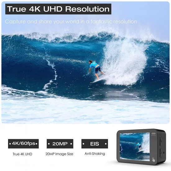 Campark X20 4K Action Camera 20M  Best vlogging camera 2022 – Campark -  Focus on Cameras