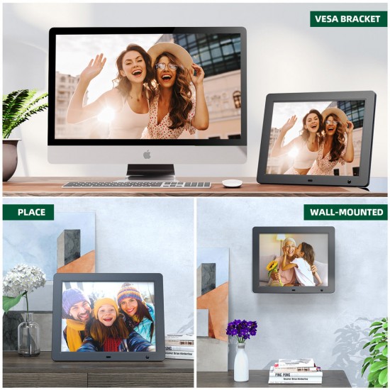 Jeemak F50 15" HD WiFi Multifunctional Digital Photo Frame With Large Storage
