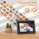 Jeemak PF02 10.1'' IPS HD Touch Screen & Detachable Wooden Digital Picture Frame