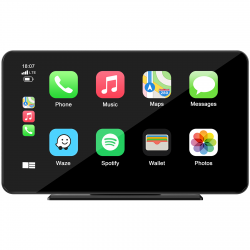Campark RC08 Portable Wireless Car Stereo Apple Carplay with 7''HD Touch Screen, Car Radio Receiver with GPS Navigation Campark RC08 Portable Wireless Car Stereo Apple Carplay with 7''HD Touch Screen, Car Radio Receiver with GPS Navigation