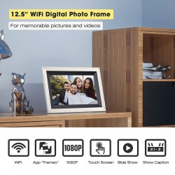 Jeemak F30 Digital Picture Frame 12.5 inch WiFi Photo Frame Jeemak F30 Digital Picture Frame 12.5 inch WiFi Photo Frame