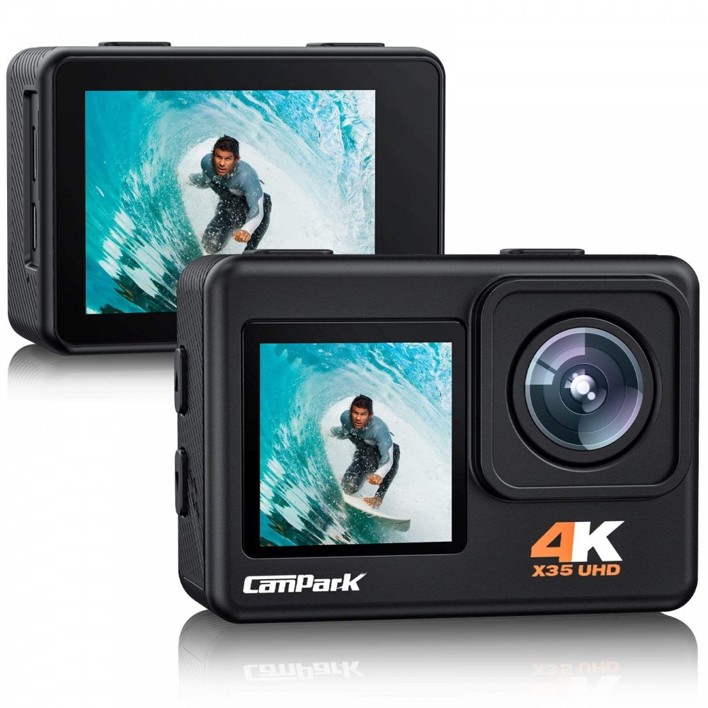 Campark X35 Action Camera 4K 24MP WiFi Underwater Waterproof Camera
