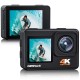 Campark X35 Action Camera 4K 24MP Wi-Fi Underwater Waterproof Camera 40M with Dual Screen