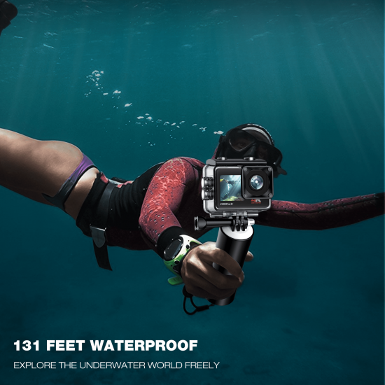 Campark X35 Action Camera 4K 24MP Wi-Fi Underwater Waterproof Camera 40M with Dual Screen