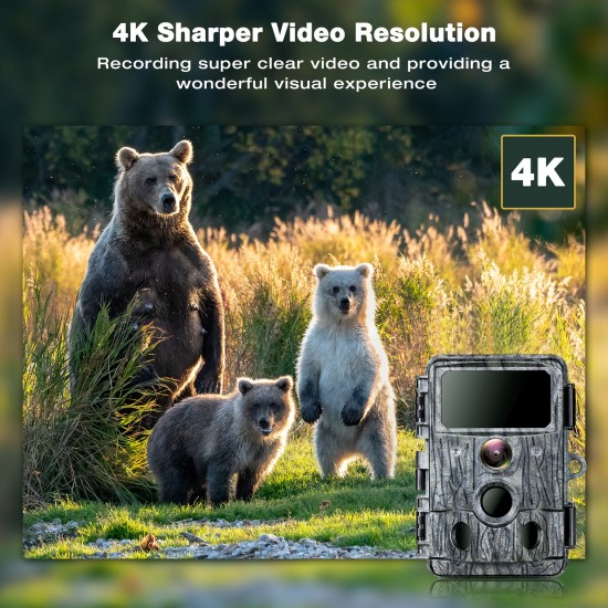 Toguard H200 4K Native WiFi  30MP Trail Camera