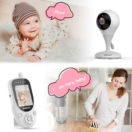 Campark BM20 Video Baby Monitor 360° Rotatable Digital Camera