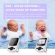 Campark Video Baby Monitor with Camera Infant Optics Digital Cam with Infrared Night Vision 2.4" LCD