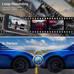 Campark DC20 Dash Cam Front and Rear Dual 1080P Car Camera with 340° Wide Angle Recording                   Campark DC20 Dash Cam Front and Rear Dual 1080P Car Camera with 340° Wide Angle Recording