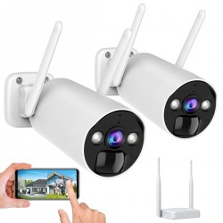 Campark SC03 3MP Wireless Battery Surveillance Camera and WiFi Base Station Campark SC03 3MP Wireless Battery Surveillance Camera and WiFi Base Station